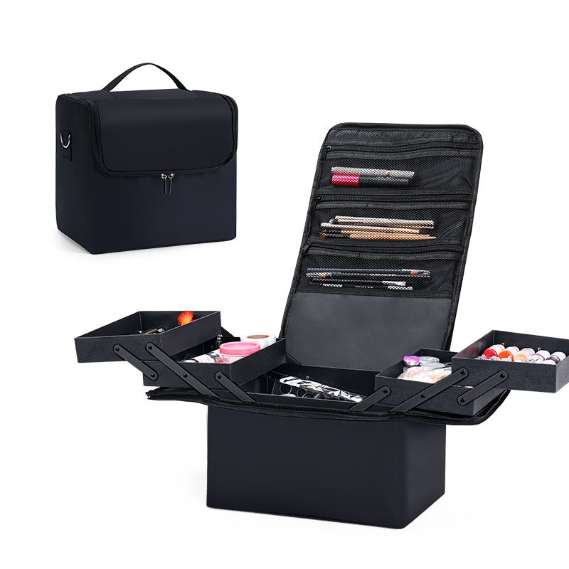 Travel Accessories Organizer Bag - 여성용 대형 메이크업 휴대용 트레인 케이스,