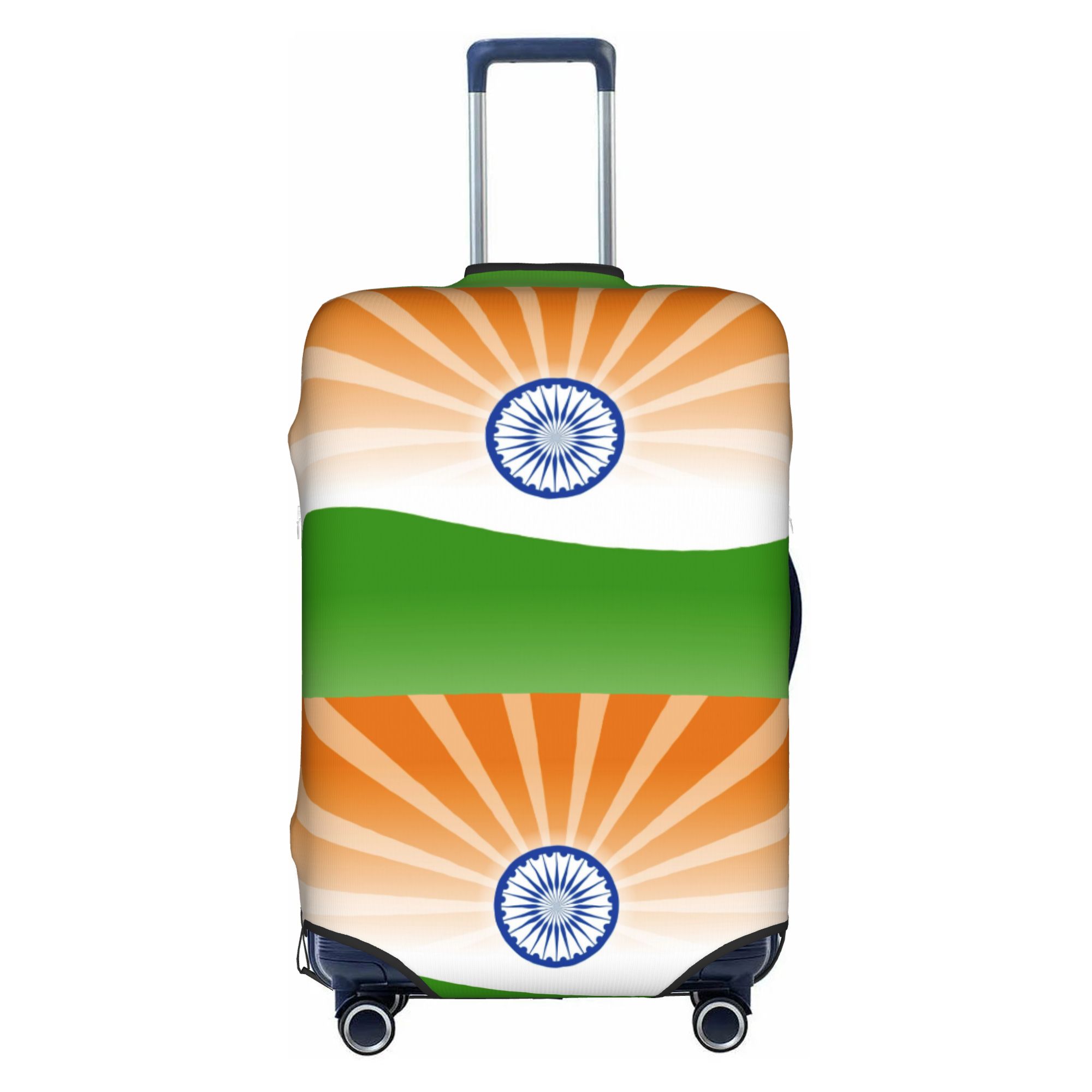 Travel Accessories India - 인도 국기 여행용 수하물 커버 탄성