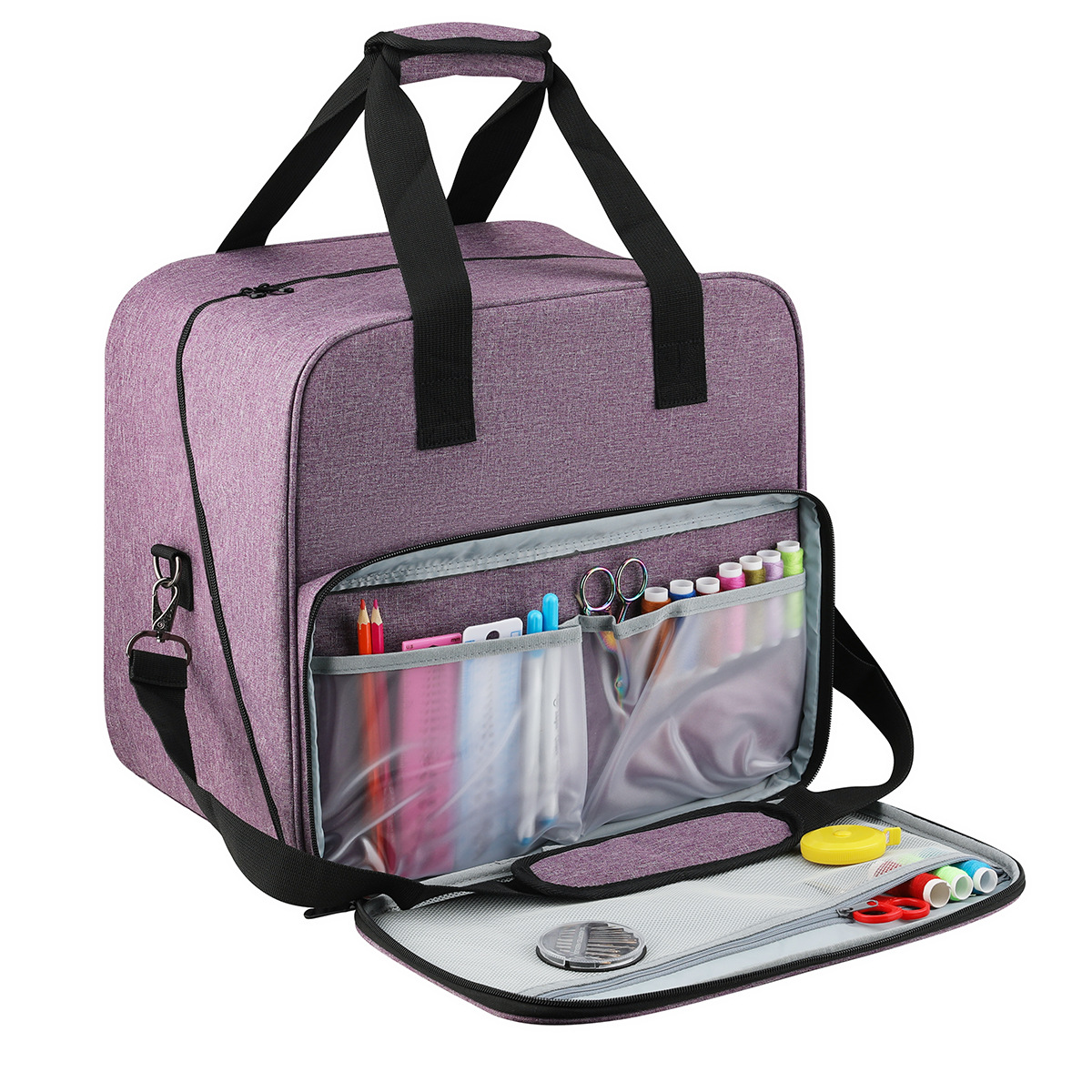Travel Accessories Organizer Bag - 대형 재봉틀 가방 그레이 컬러 보관