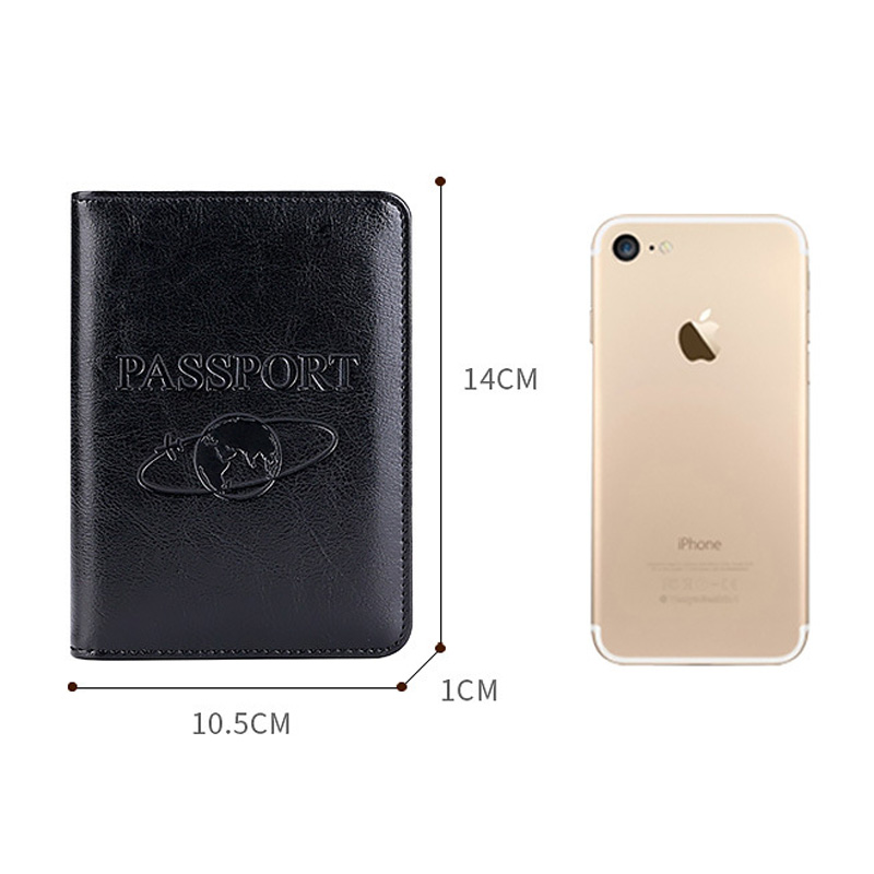 유니섹스 정품 가죽 여권 커버 RFID 차단 남자 여권 - Travel Accessories Wallet 리뷰 및 가격