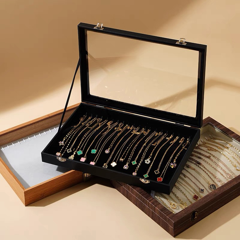 결혼식을위한 나무 보석 상자 엄마 친구 여행 액세서리  - Travel Accessories Jewelry 리뷰 및 가격
