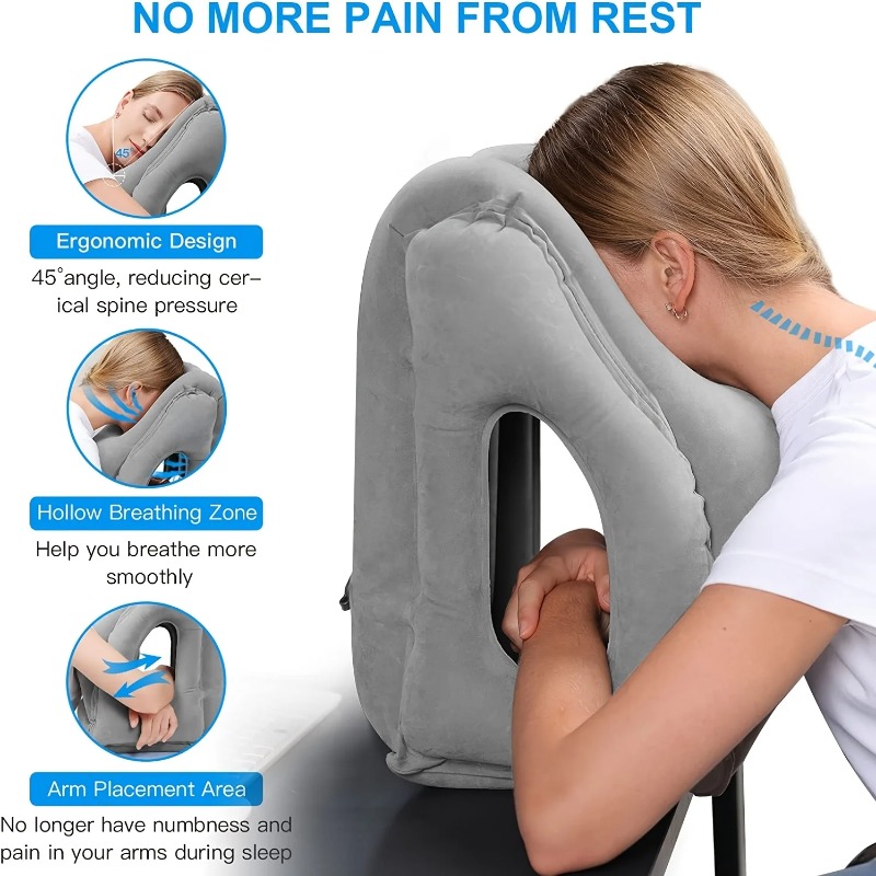 목과 머리를 받쳐주는 풍선형 여행 베개, 장거리 여행, - Travel Accessories Long Flight 리뷰 및 가격