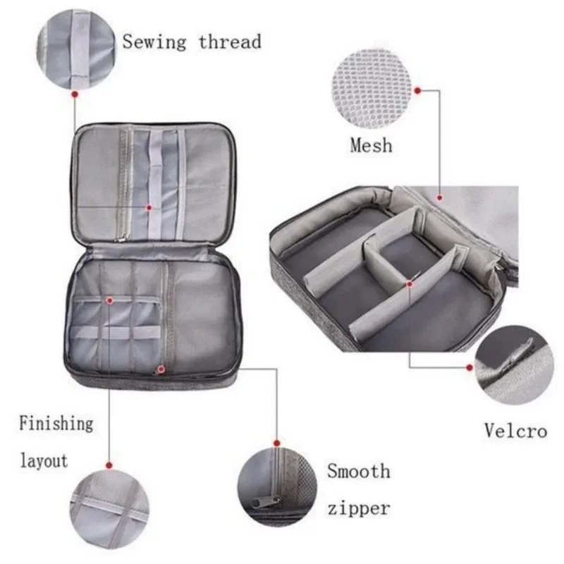전자제품 정리함 여행용 케이스 방수 케이블 정리 가방  - Travel Accessories As Gifts 리뷰 및 가격