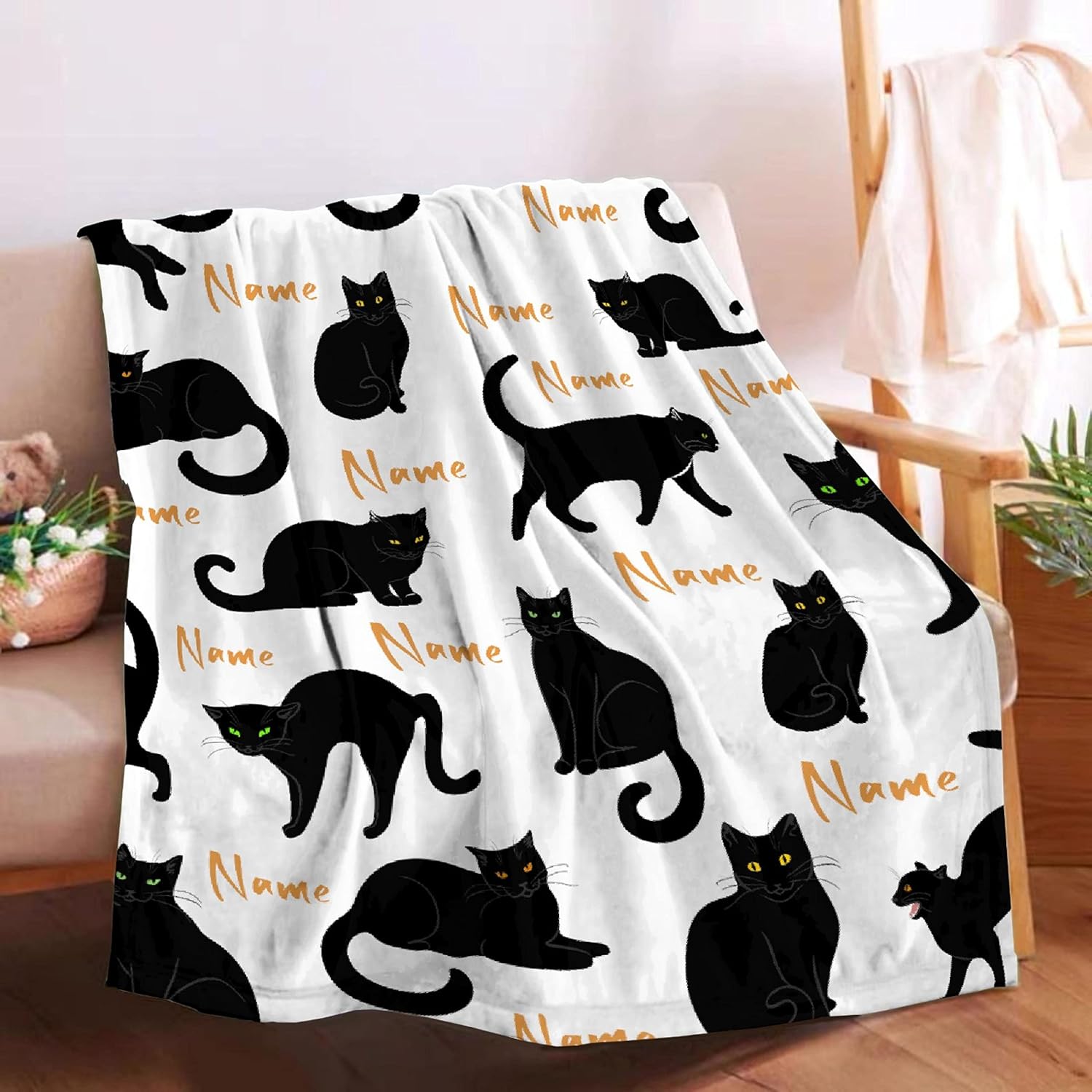 귀여운 고양이 프린트 담요 플러시 플리스 소파 담요,  - Travel Accessories Ideas 리뷰 및 가격