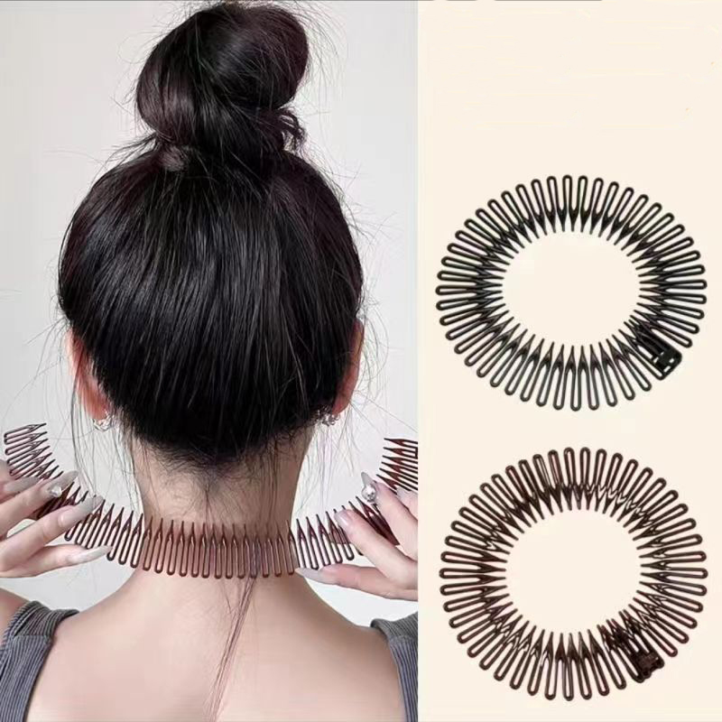 플라스틱 전체 원형 스트레치 유연한 빗 여자 여자 치아 - Travel Accessories Aesthetic 리뷰 및 가격