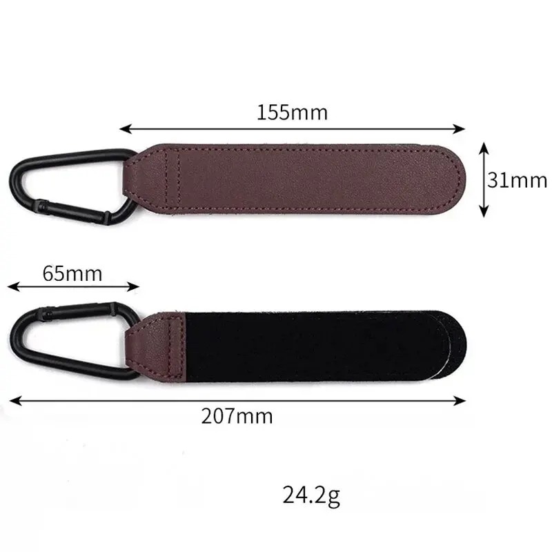 2개 가죽 카트 걸이 아기 유모차 걸이 PU 조절 가능 - Travel Accessories Baby 리뷰 및 가격