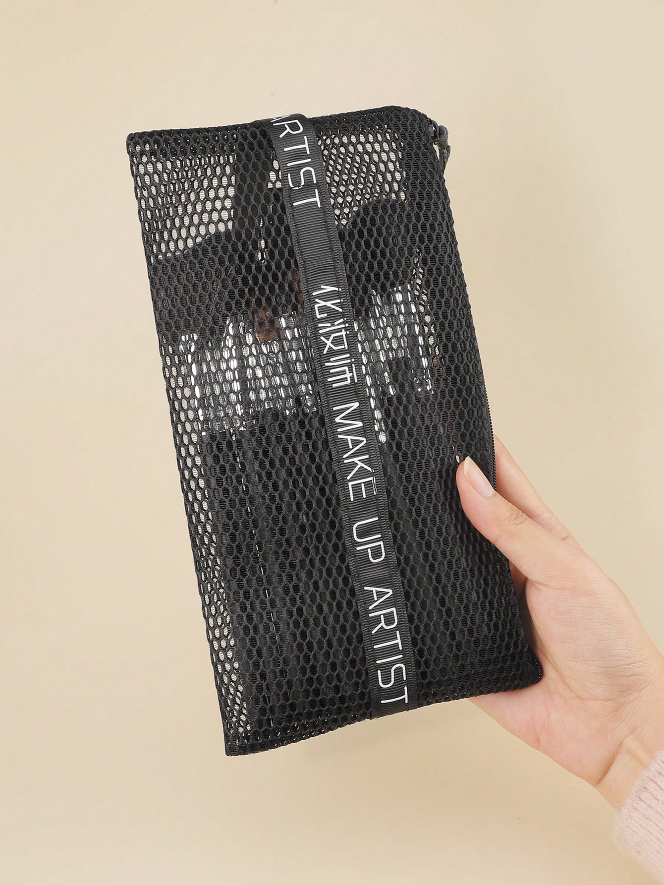 1 Pcs 메쉬 메이크업 가방 지퍼 화장품 파우치 휴대 - Travel Accessories Organizer Bag 리뷰 및 가격
