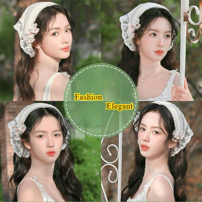 2025 여성용 레이스 머리띠 스카프 통합 헤드 랩이있 - Travel Accessories Aesthetic 리뷰 및 가격
