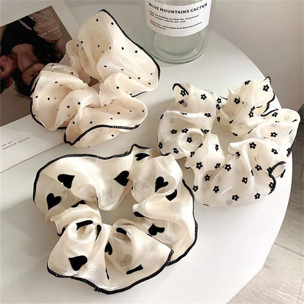 여성용 미니멀리스트 스위트 패브릭 헤어 타이 3개 세트 - Travel Accessories Aesthetic 리뷰 및 가격