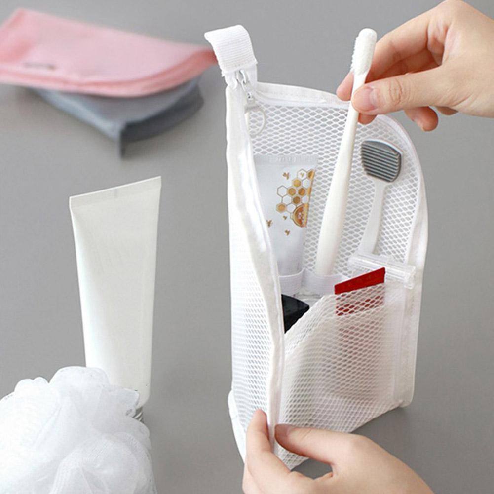 메쉬 여행용 세면도구 가방 휴대용 칫솔 화장품 정리함  - Travel Accessories Organizer Bag 리뷰 및 가격