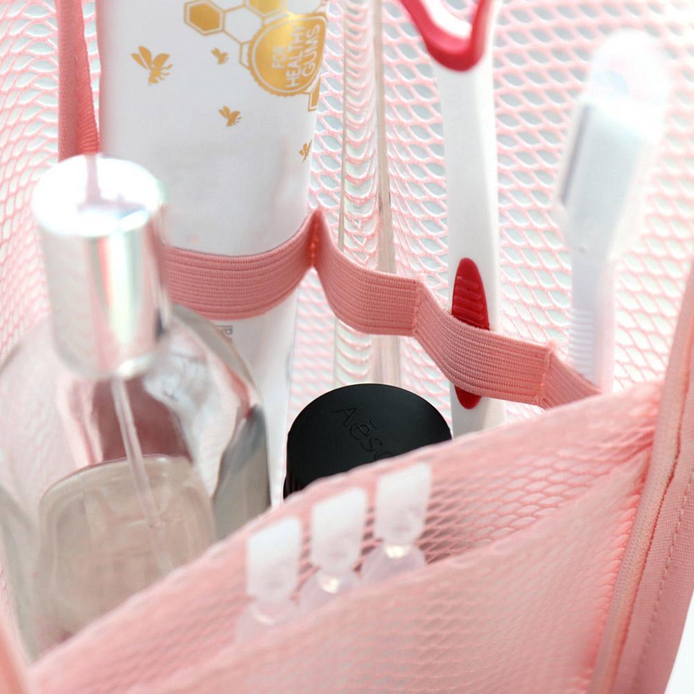 메쉬 여행용 세면도구 가방 휴대용 칫솔 화장품 정리함  - Travel Accessories Organizer Bag 리뷰 및 가격